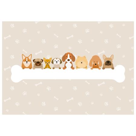 Hunde Party Platzsets - ECO Friendly